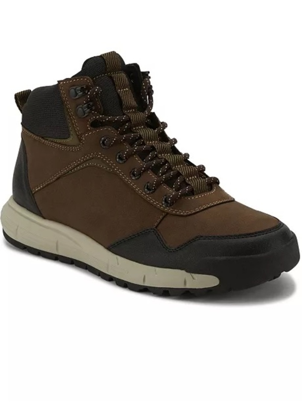 Dockers Men's Ellis Supremeflex Hiking Boots Size 9 Brown Black High-Top Casual
